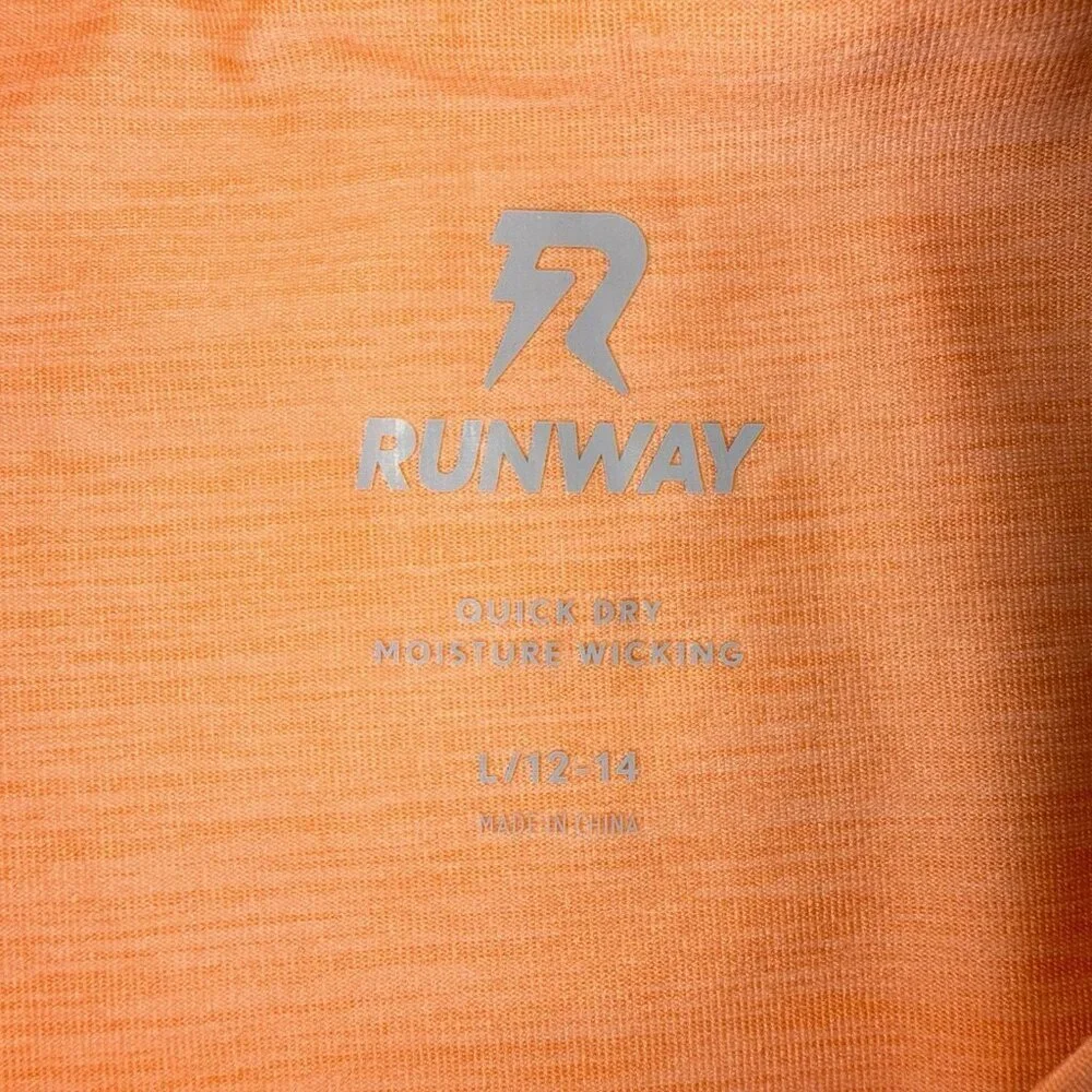 Girls Runway Hoodie Quick Dry Moisture Wicking Front Pocket Size Large 12/14